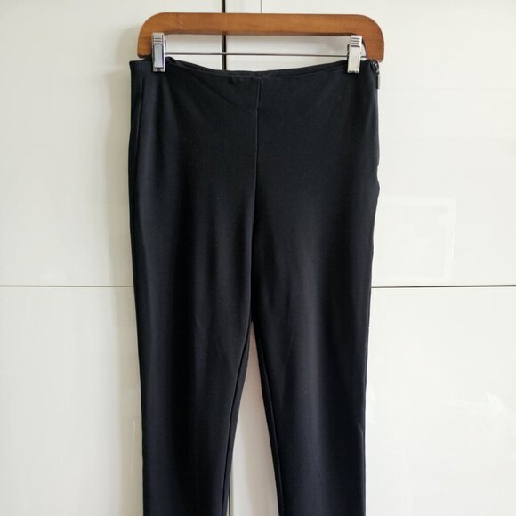 True Black Side Zip Legging Skinny Stretch Pants - Picture 2 of 9